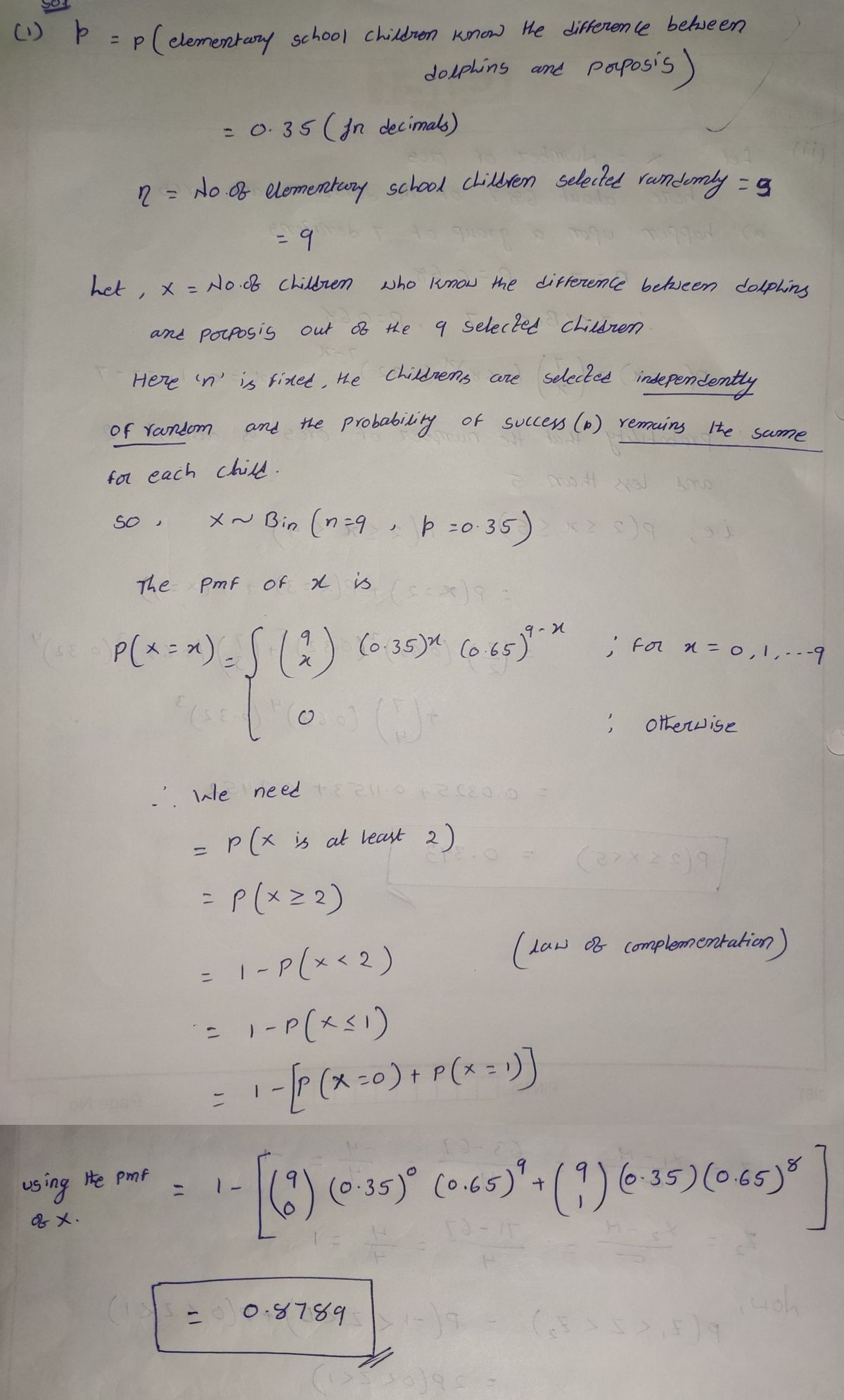 Probability homework question answer, step 1, image 1